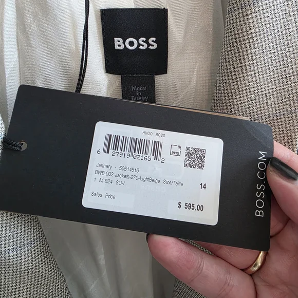 NWT BOSS Gray Women's Blazer